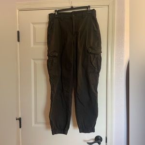 American Eagle black joggers, size 10